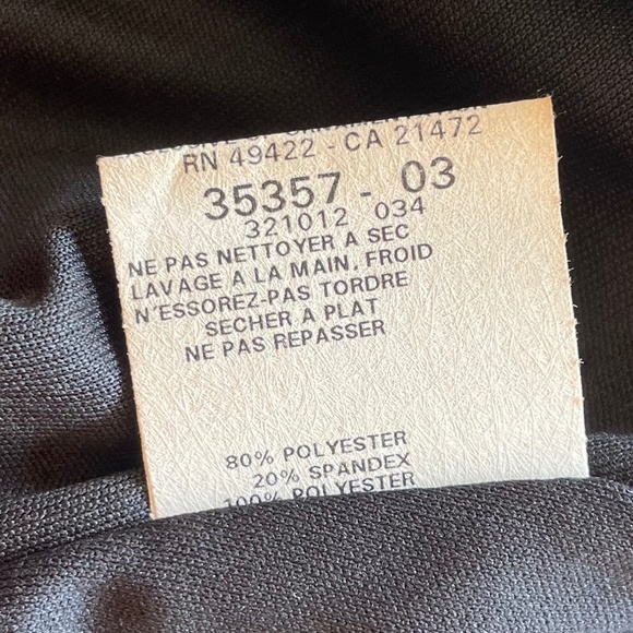 ✨JESSICA McCLINTOCK for GUNNE SAX✨ Vintage Mermaid Halter Gown in Black Sz 3 - Picture 8 of 8